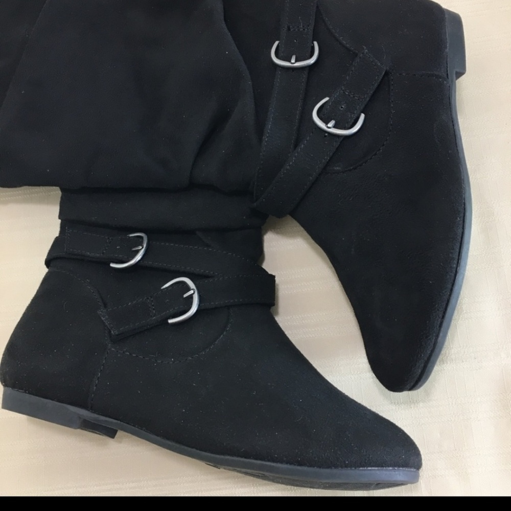 Smart fit black boots kids